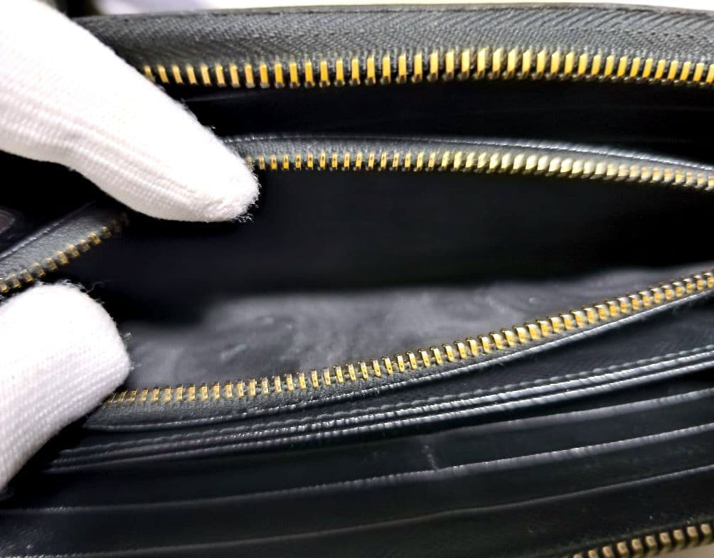 【PRADA】プラダ長財布 サフィアーノ レザージップアラウンドウォレット