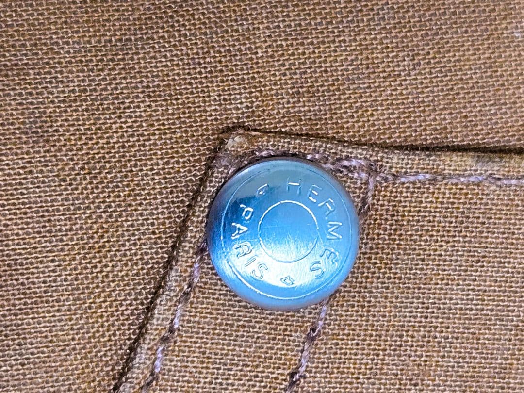 希少 ヴィンテージ エルメス × マッキントッシュ ゴム引き コート トレンチ