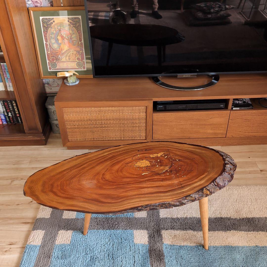 【お盆期間特別割引き】（コメントで更に2万円引き）【希少☆一点物】サイドテーブル