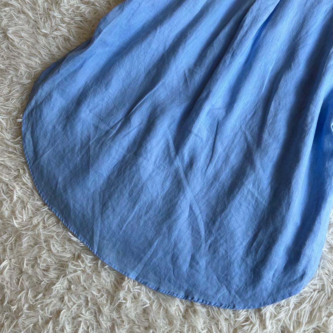 美品✨24SS ポロラルフローレン　リネンポップオーバーシャツ