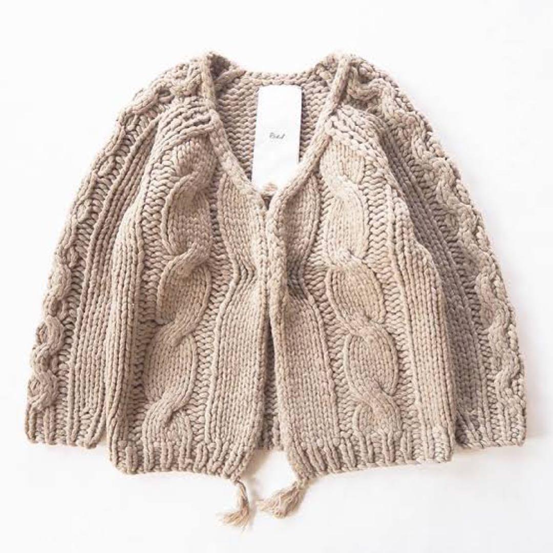 定価66000円 rich i リッチアイ　ハンドニットカーディガン