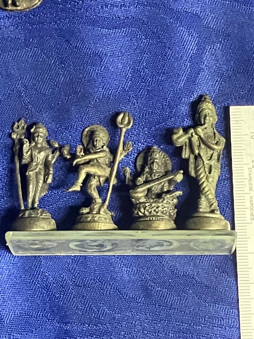 インド神像 金属製彫刻セット