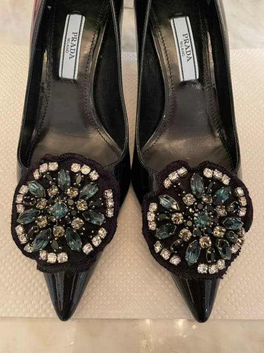 PRADA エナメル　ピンヒール　値下げ