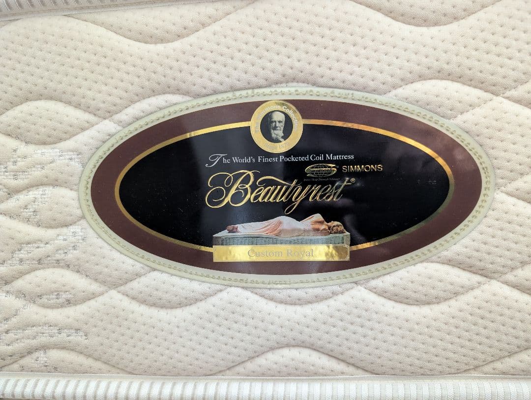 【定価約40万円 美品】シモンズビューティレストカスタムロイヤル★クイーンサイズ
