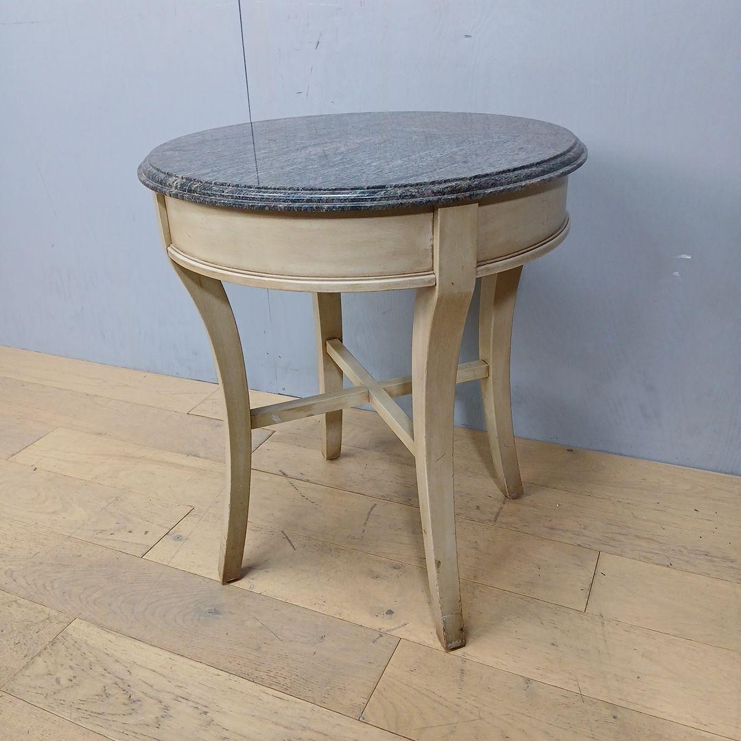 DREXEL HERITAGE サイドテーブル 大理石 ④