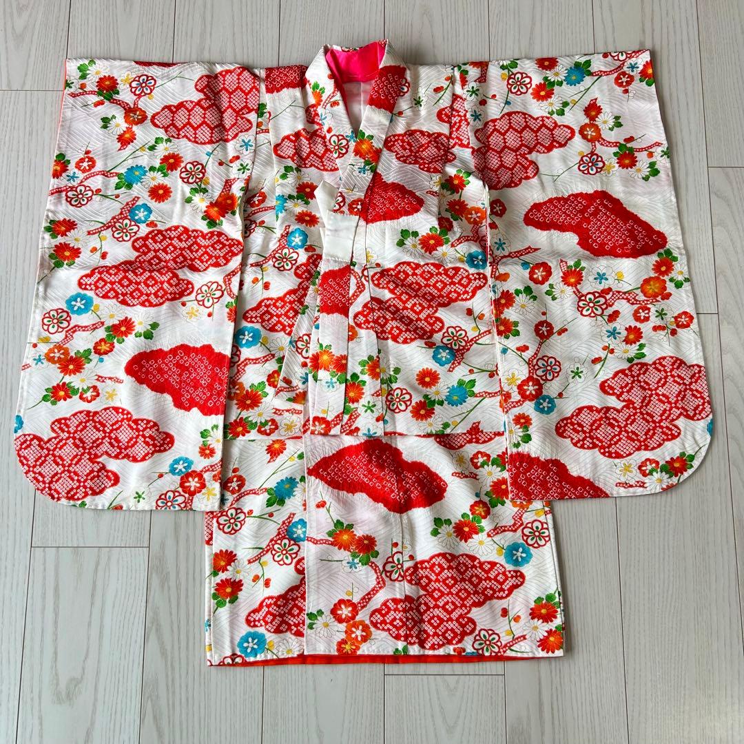 七五三 子供　着物　絞り