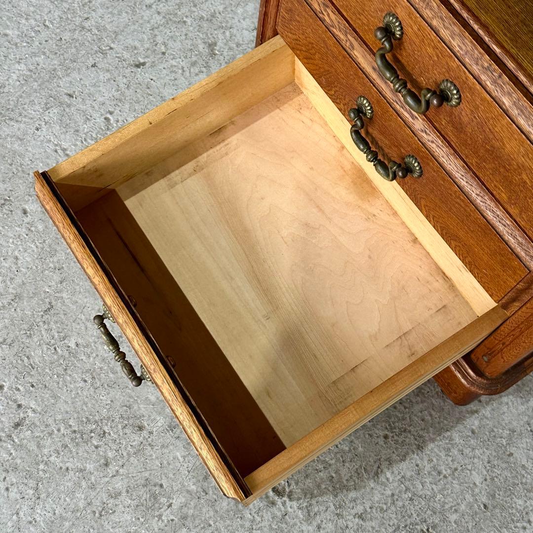 ✦昭和レトロ✦ 1981年製 サイドチェスト 木製 オーク無垢 アンティーク