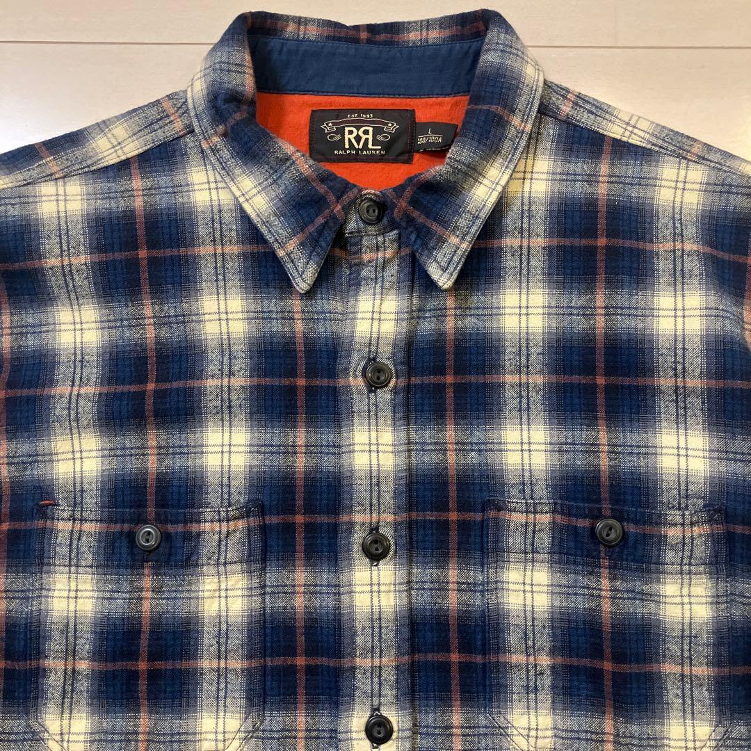 RRL 厚手ネルシャツ
