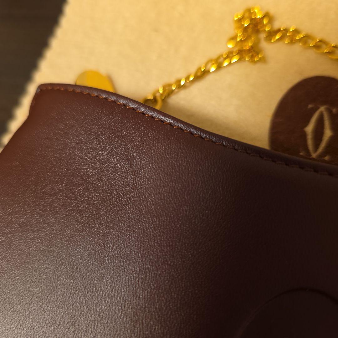 Cartier　マストライン　ケース　ポーチ　チェーン付　札入れ　セット