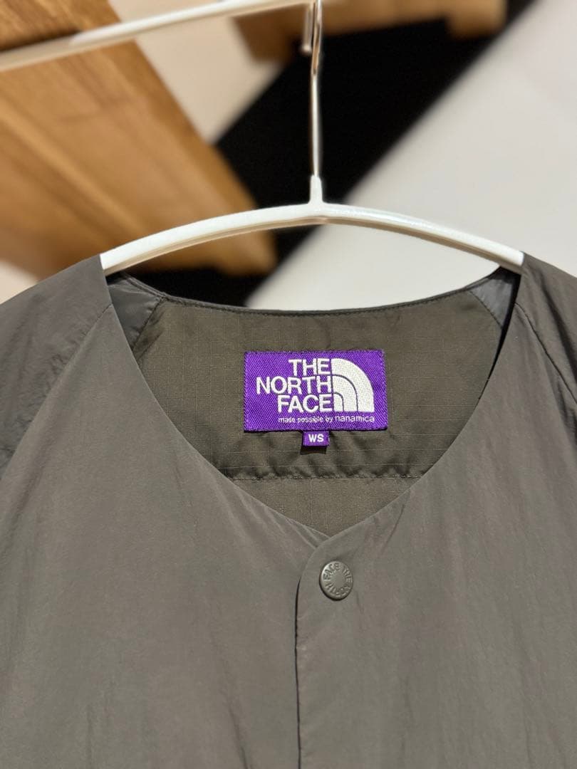 THE NORTH FACE ロングダウンコート パープルレーベル ダークグレー