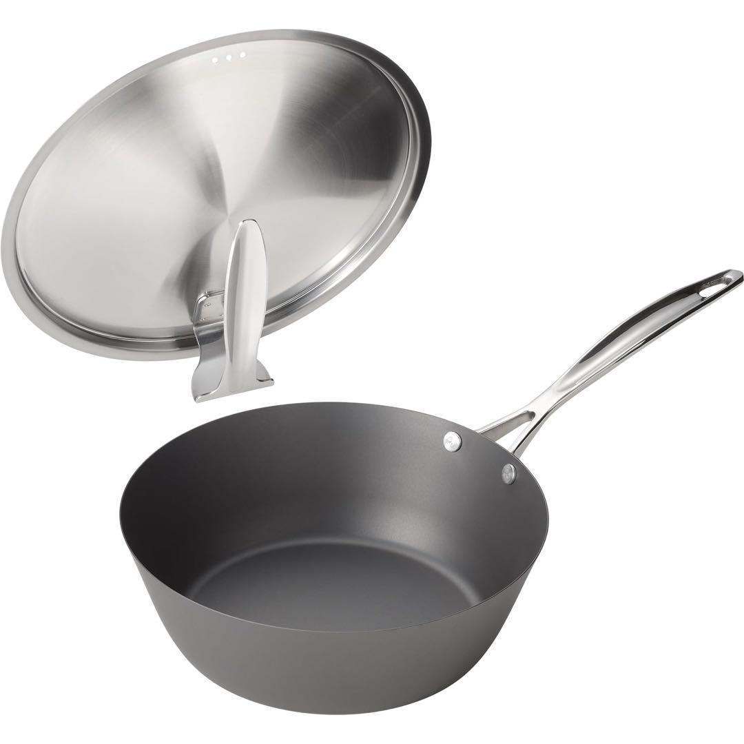 涅 IH対応窒化鉄いため鍋24cm