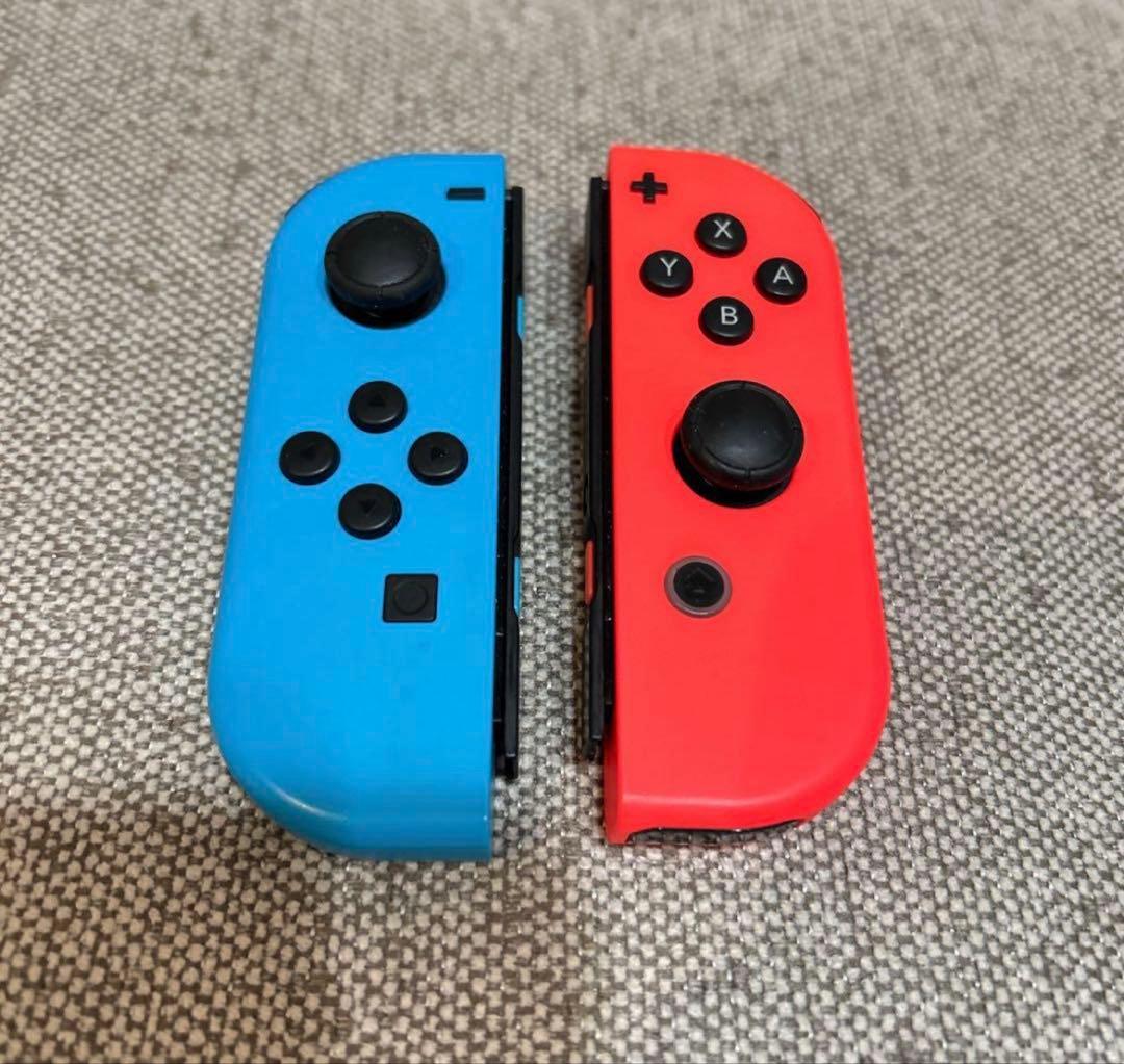 【美品】 Nintendo Switch 本体 ネオンブルー/レッド 完備品