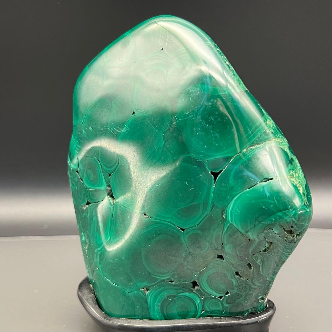 ✨癒される発色と模様✨高いヒーリングパワー✨天眼 マラカイト 原石 天然石