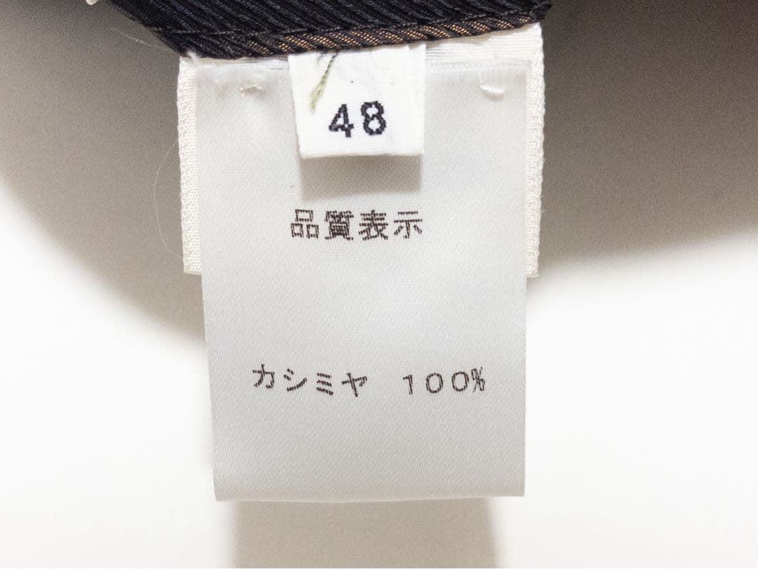 KITON キートン カシミヤ100% ハウンドトゥース コート 48 ブラウン