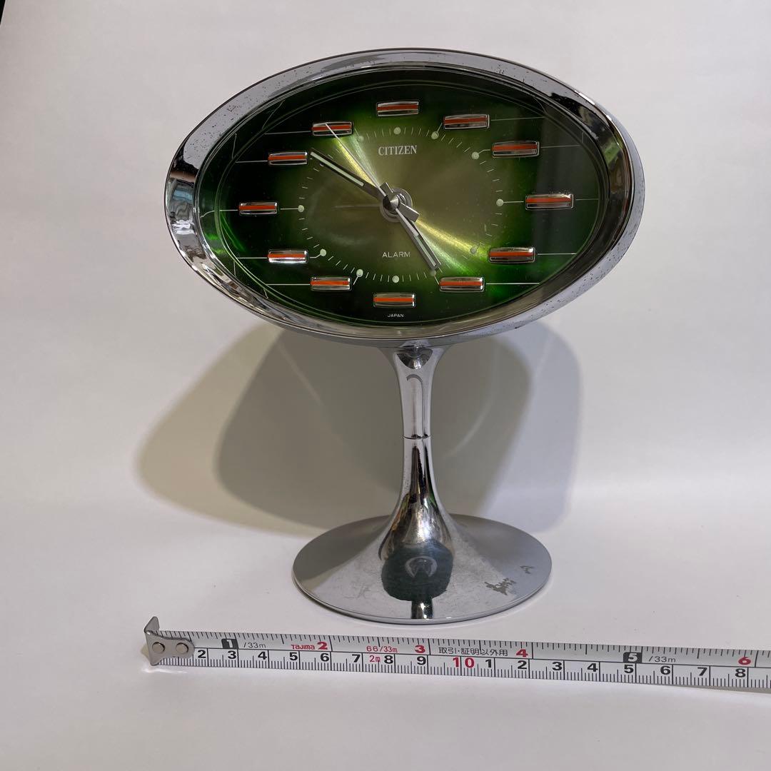 シチズンcitizen置き時計　レトロ　スペースエイジ