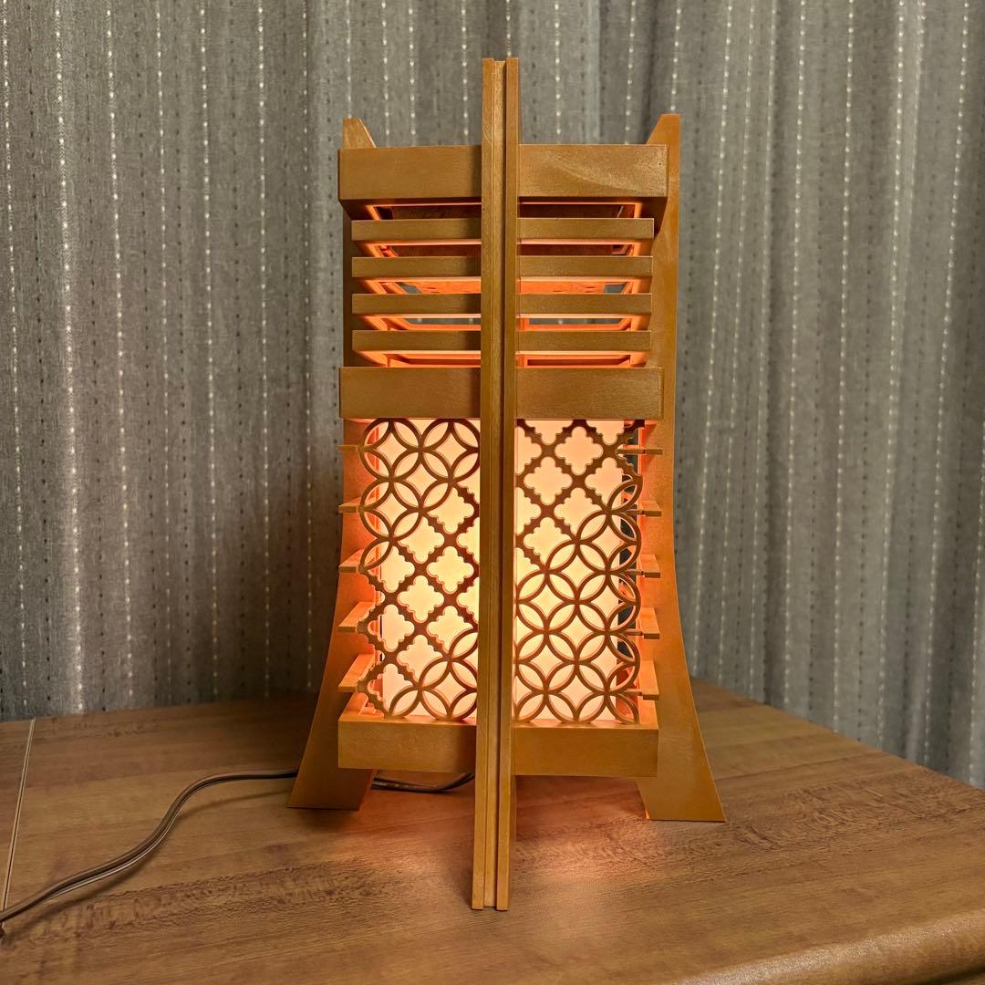 【昭和レトロ】日立製作所 白熱灯スタンド 日本のあかり 行燈