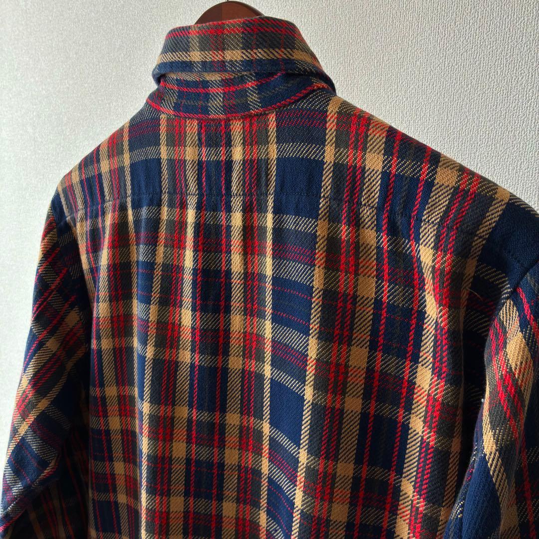 70–80s USA製 Five Brother ヘビーネルシャツ M