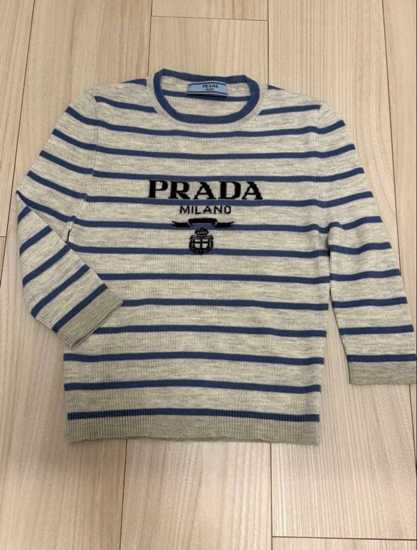PRADA 7分袖ニット　プラダ