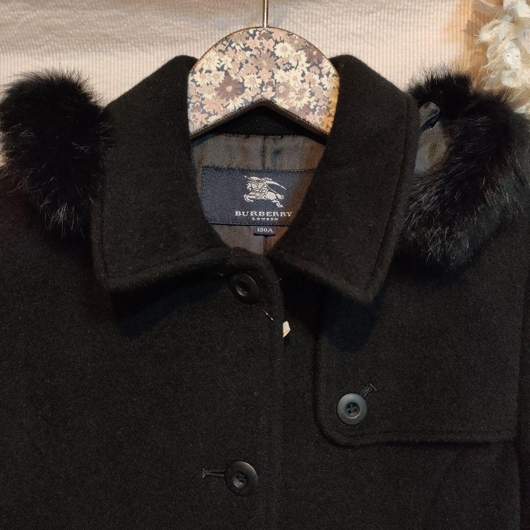 バーバリー　BURBERRY LONDON　アンゴラコート　１３０