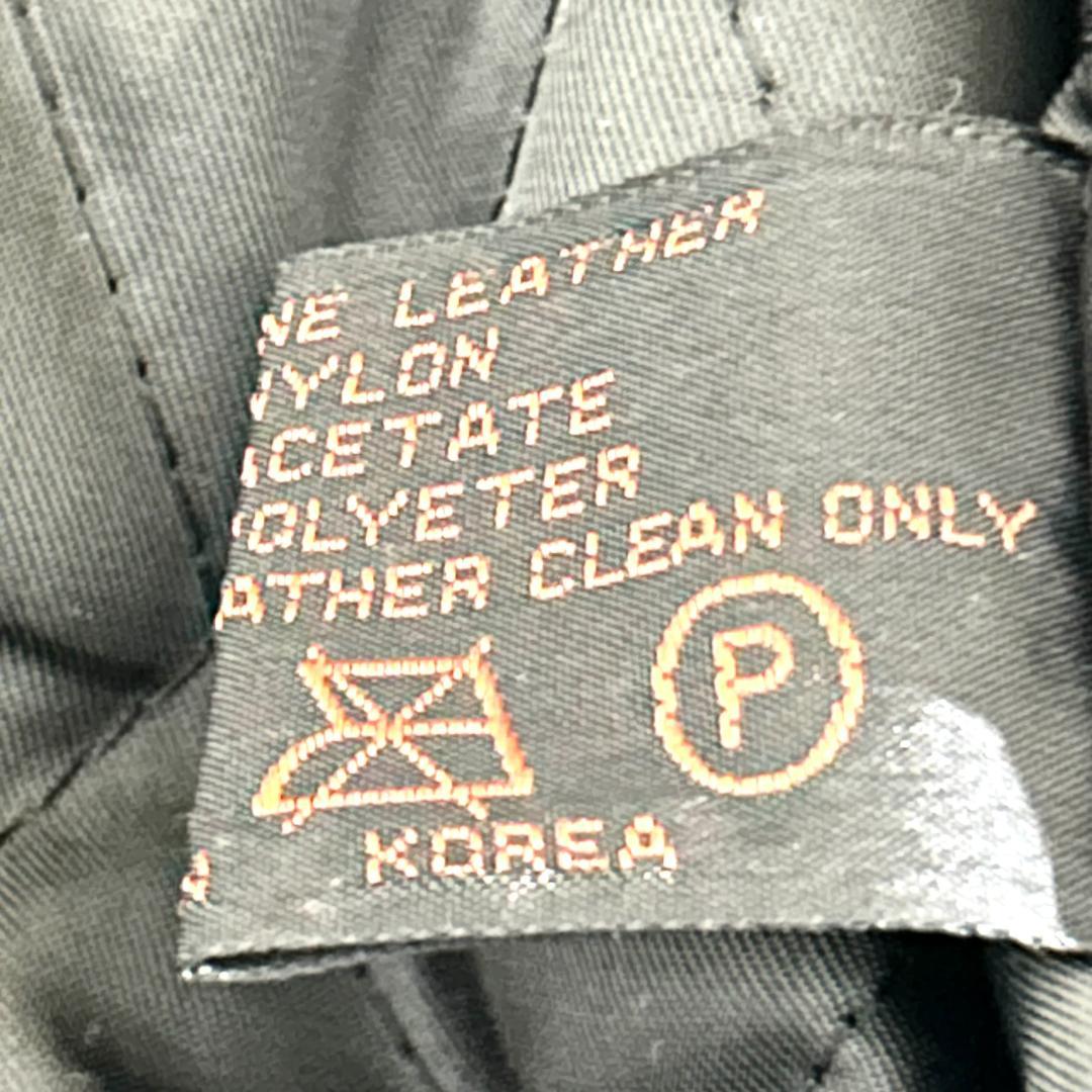 レザージャケット シングルライダース 本革 RAINBOW RBC メンズ L