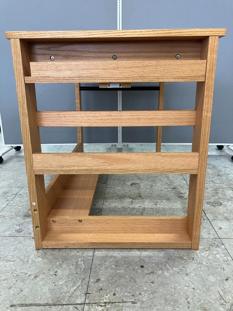 LOWYA 学習机 システムデスク ブラウン