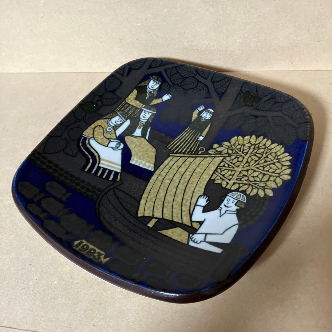 イッタラ　アラビア　iitala ガラスカード　絵皿