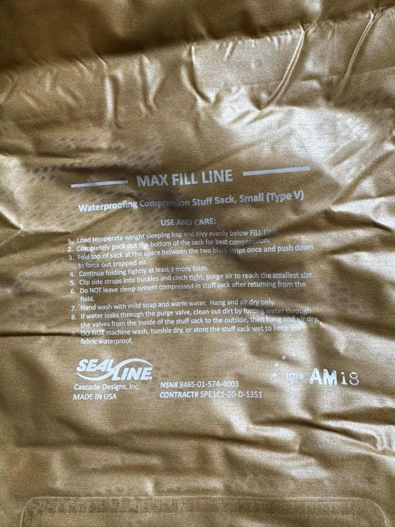 USMC 寝袋セット 実物 新品未使用