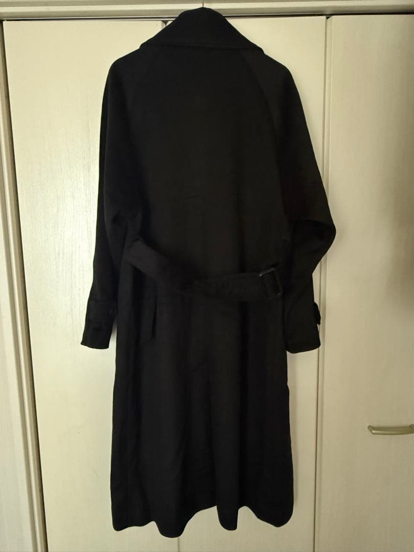 LURAKU ウールステンカラーロングコート