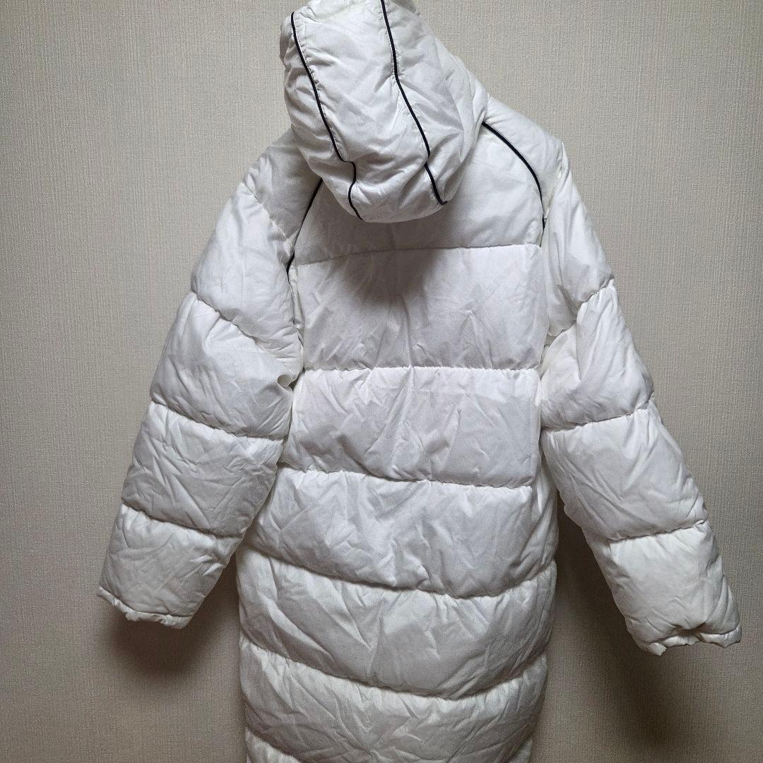 極美品　Nike ホワイト ベンチコート　ロングダウンジャケットLサイズ