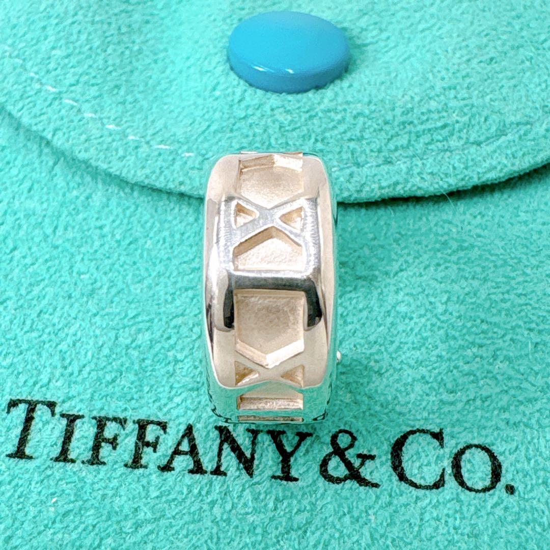 極美品 オールドティファニー アトラス フープ ピアス シルバー925