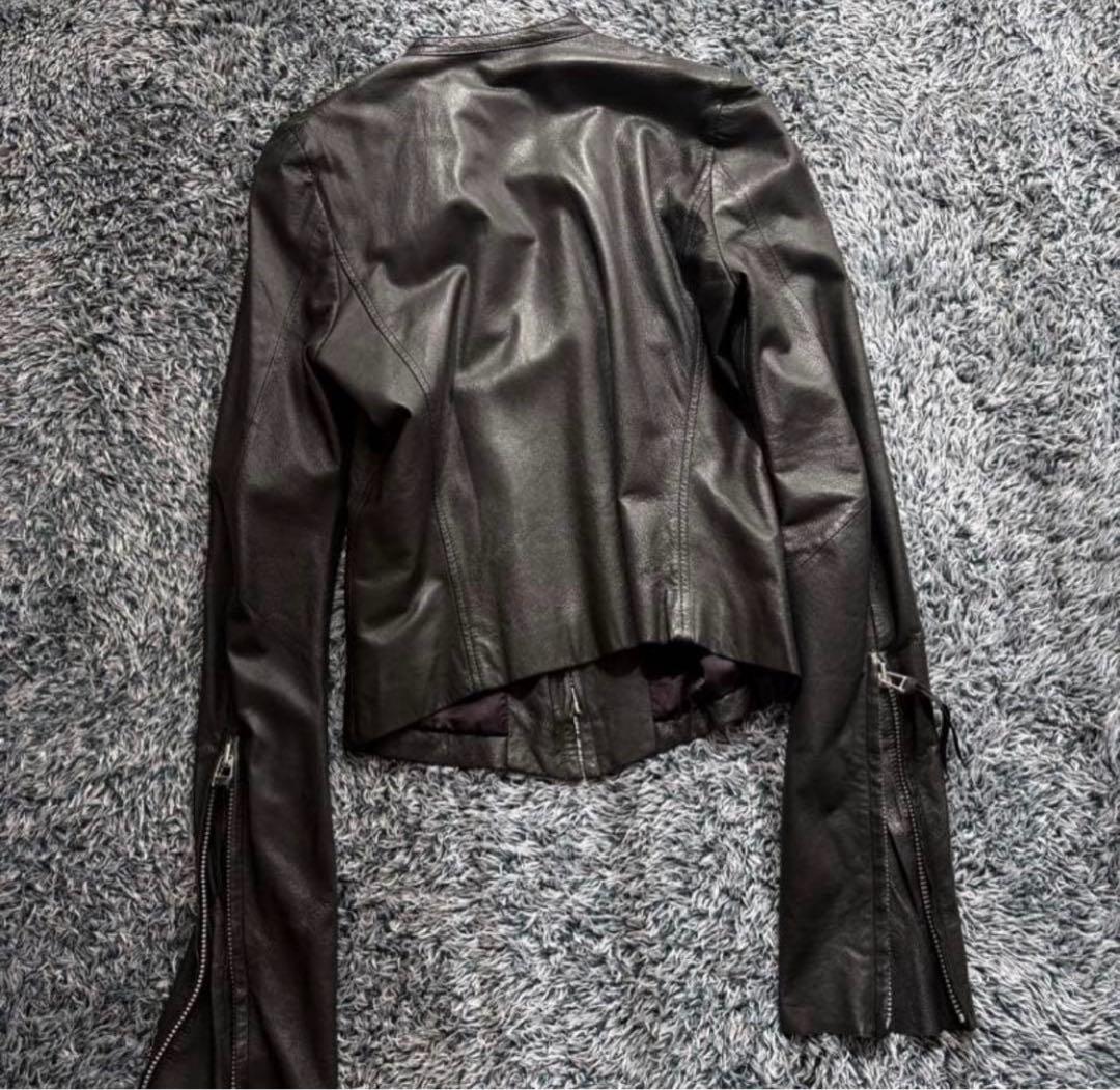 ジャケット・アウター ekam leather gimmick jacket