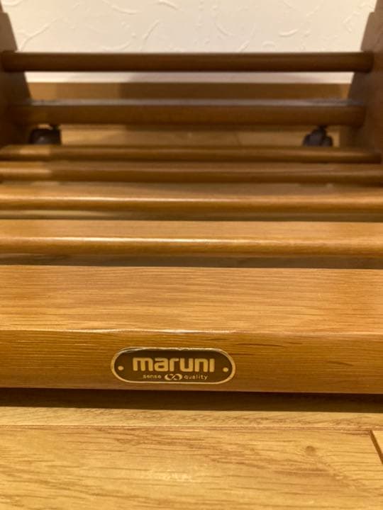 マルニ木工　ブナ無垢材　学習椅子