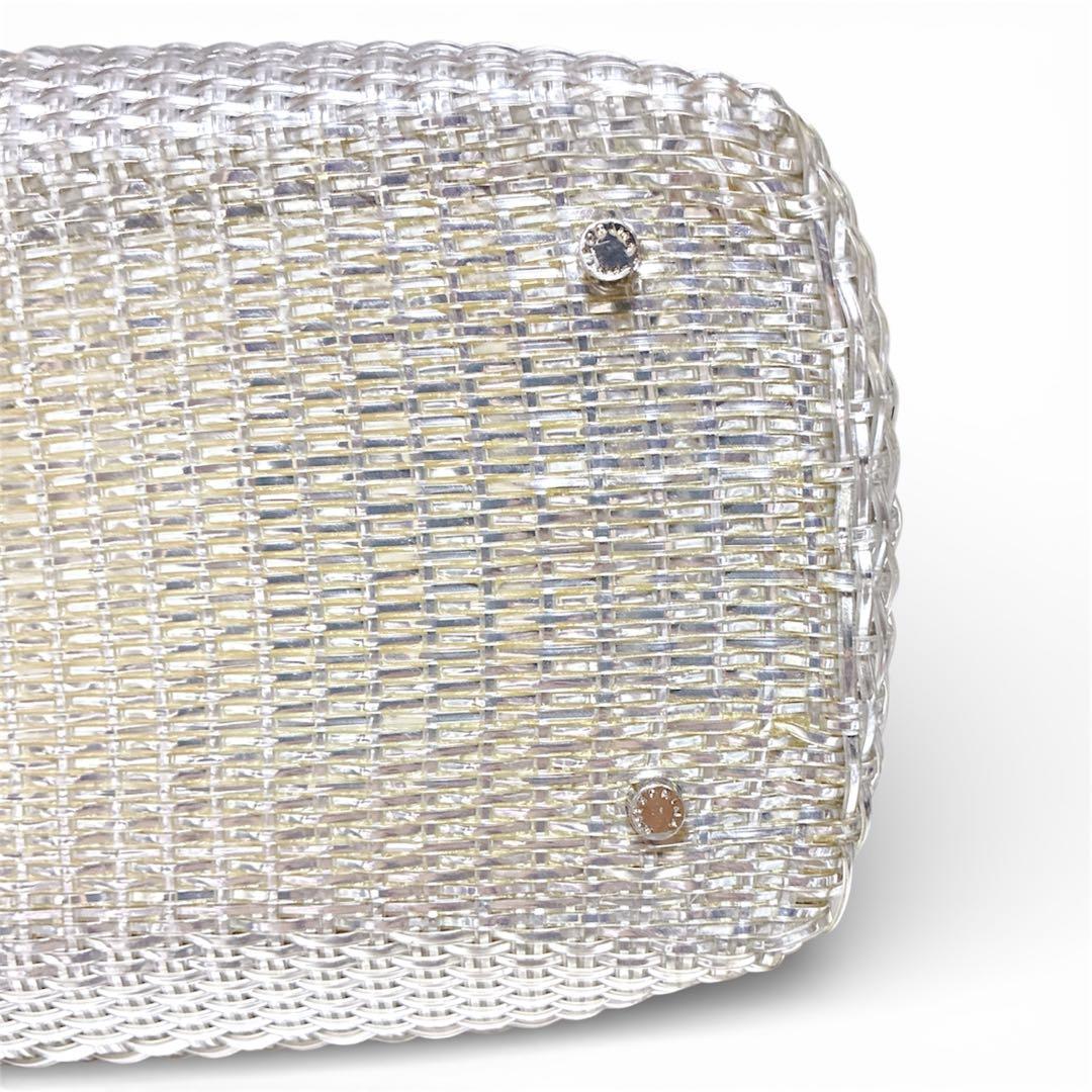 美品✨アンテプリマ ANTEPRIMA イントレッチオ トートバッグ シルバー