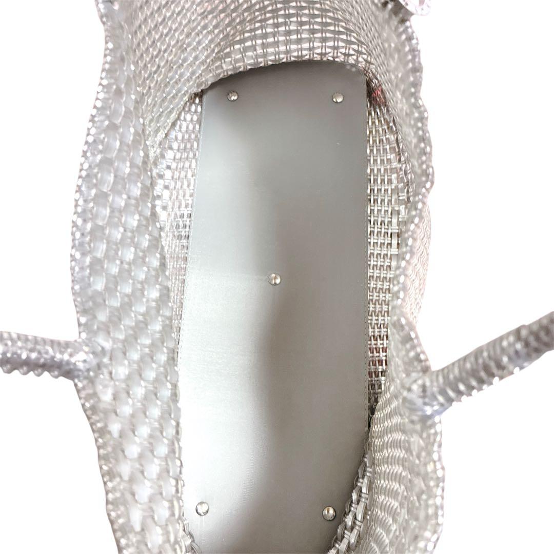 美品✨アンテプリマ ANTEPRIMA イントレッチオ トートバッグ シルバー