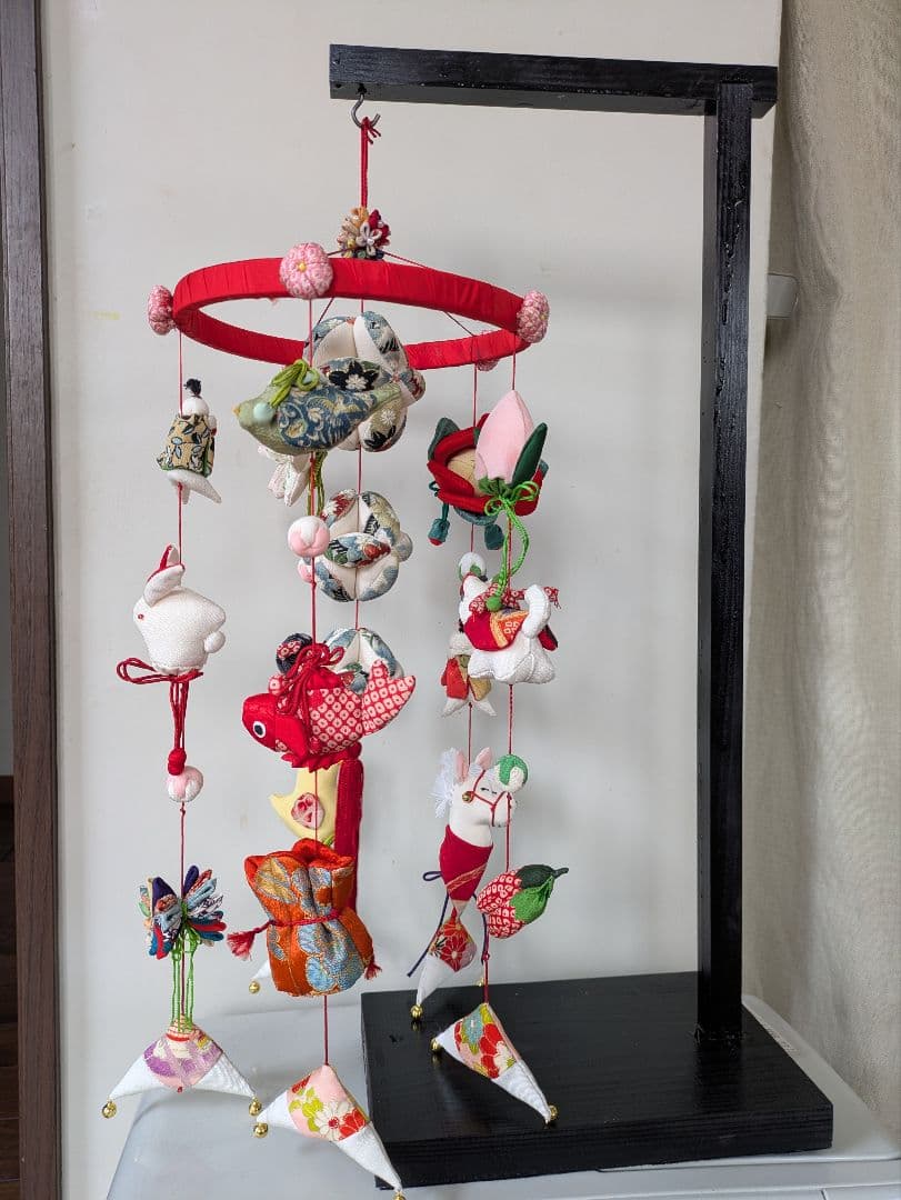 吊るし飾り　吊るし雛　桃の節句の輪下げ