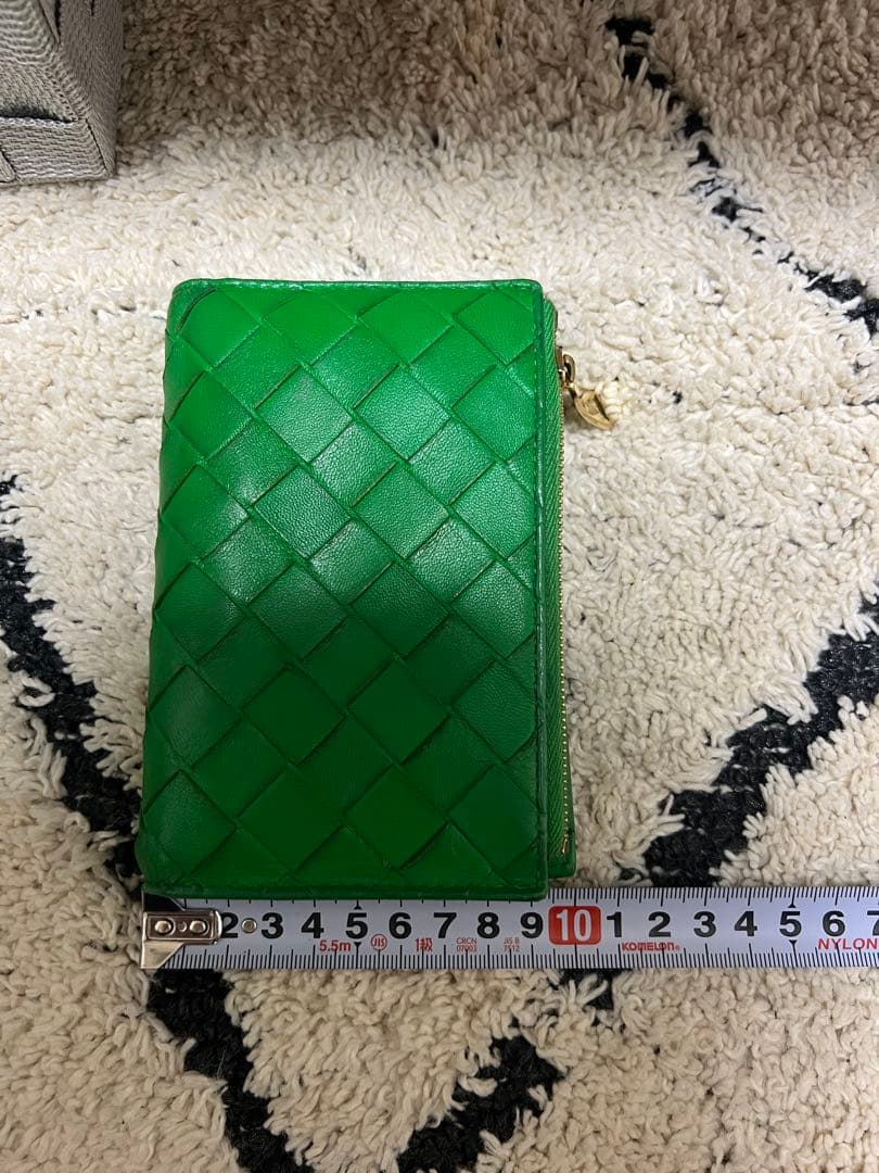 BOTTEGA VENETA グリーン 二つ折り財布
