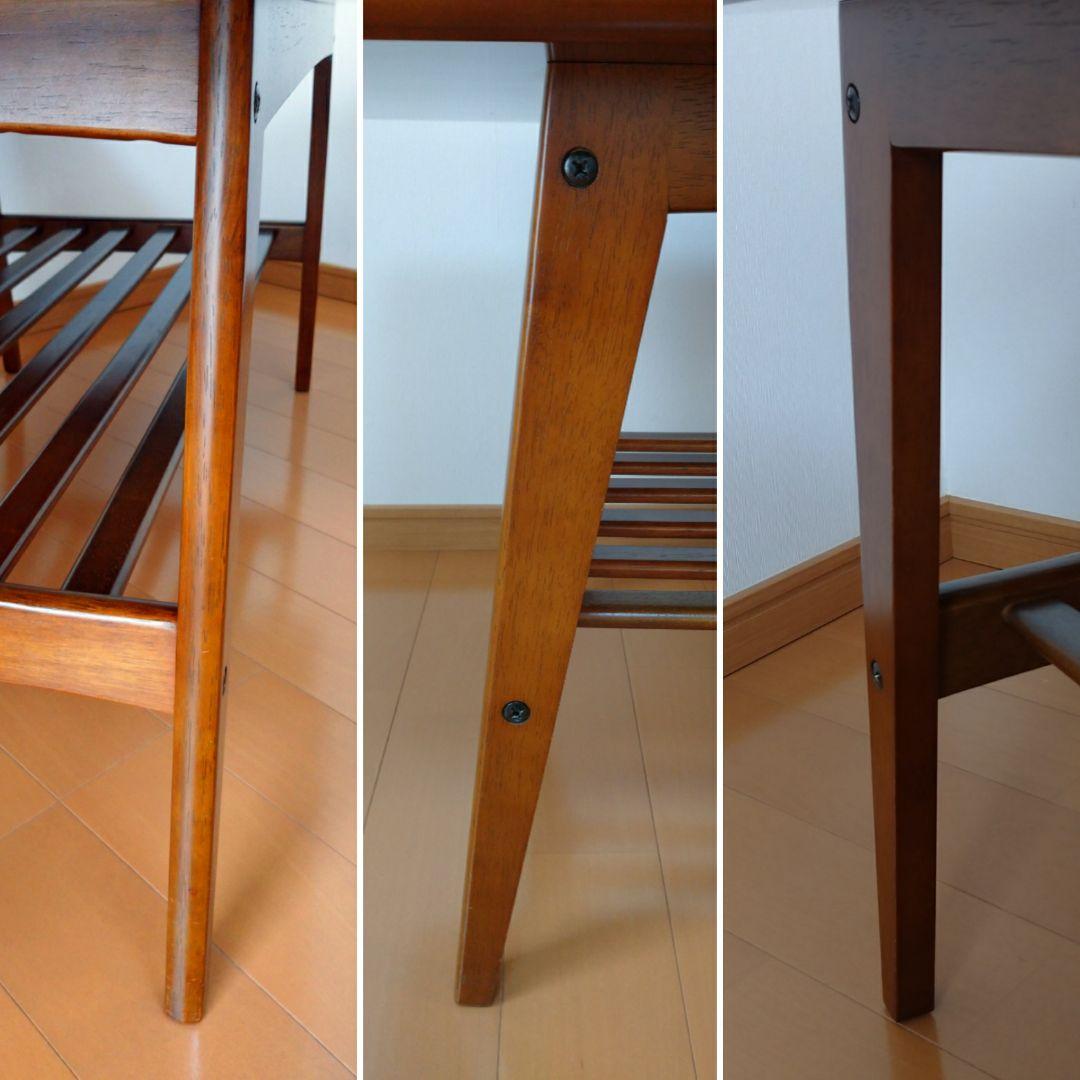 【日本製】カリモク60 リビングテーブル　大　ウォールナット　ビンテージ　北欧風