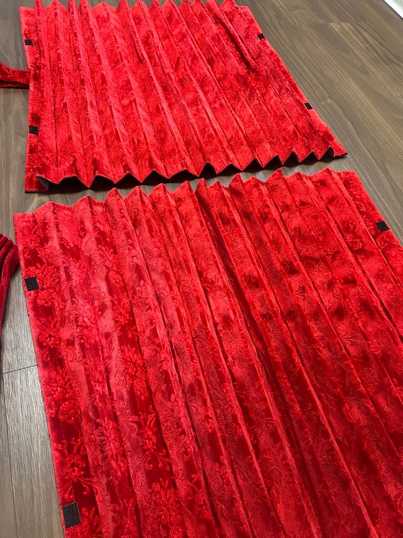 金華山 ローレルレッド サイドカーテン