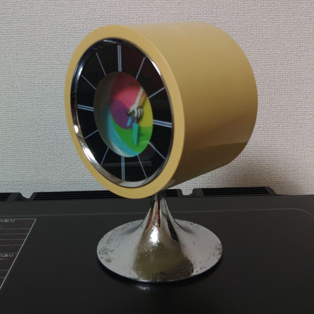 スペースエイジ CITIZEN 脚つき 時計 カラフル 昭和 レトロ