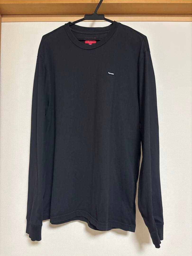 Supreme スモールボックスロゴブラック ロンT