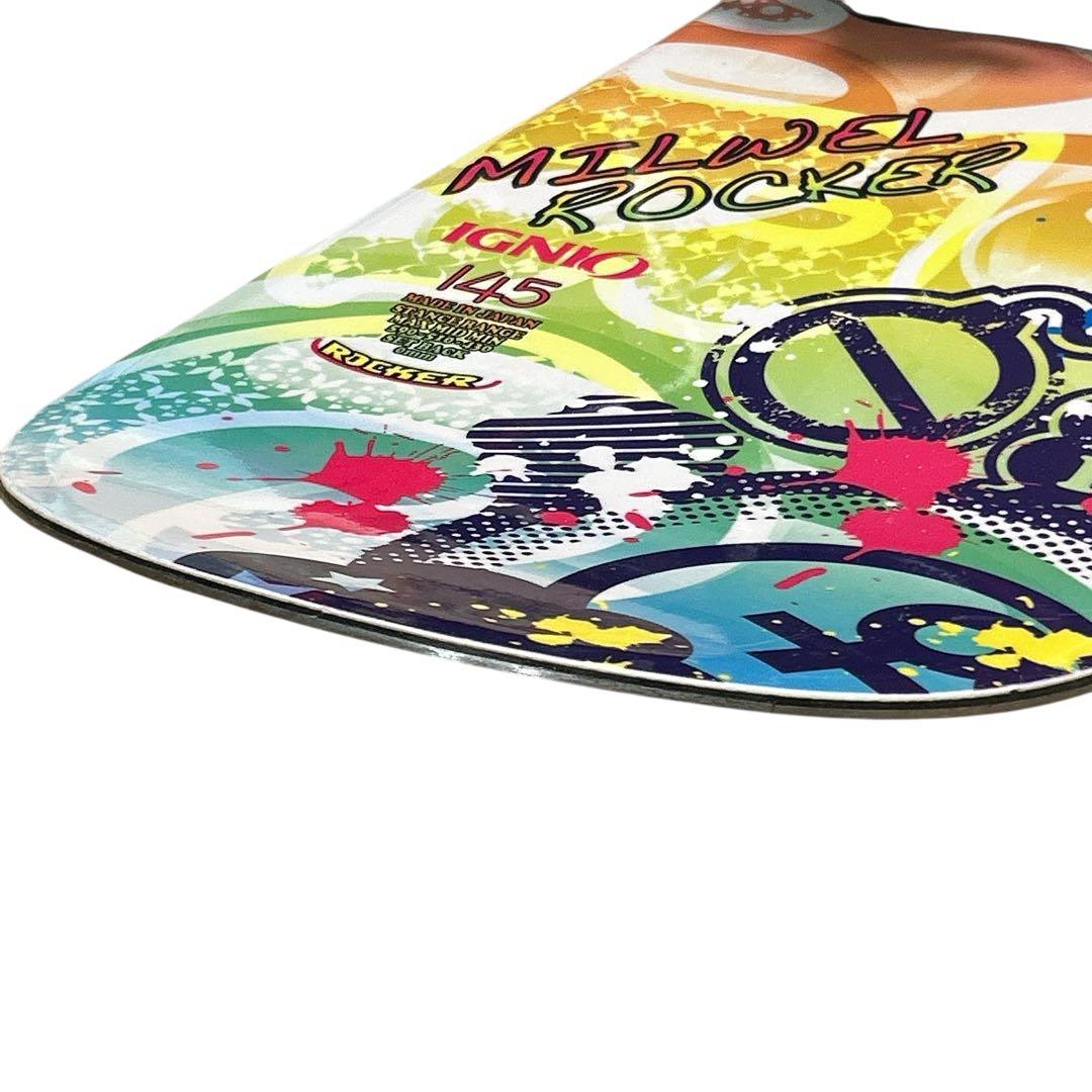 IGNIO MILWEL ROCKER ジュニアスノーボード 2点セット