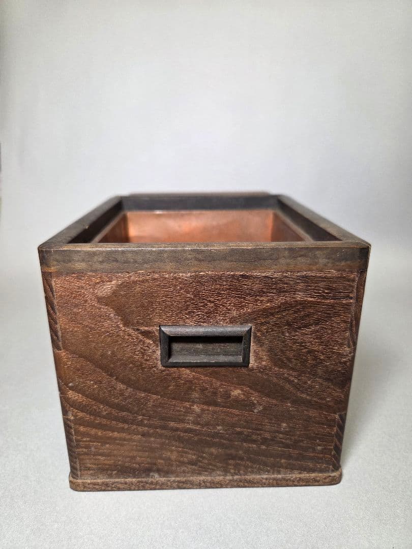 古い雛道具　大きな長火鉢とやかん　ミニチュア