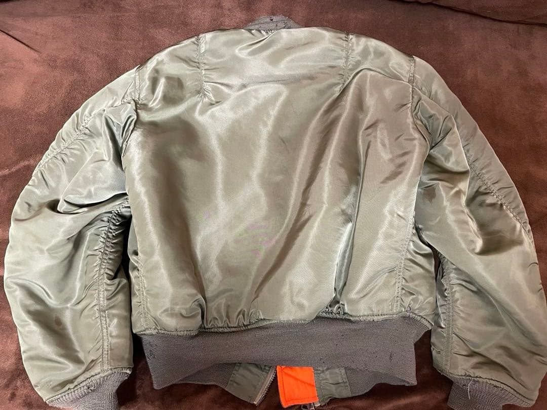 ヴィンテージ60s MA-1フライトジャケット　カーキ