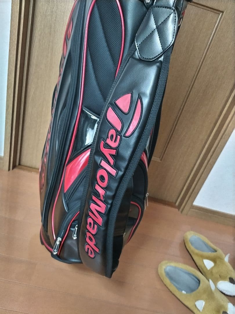 TaylorMade キャディバッグ ブラック/レッド中古