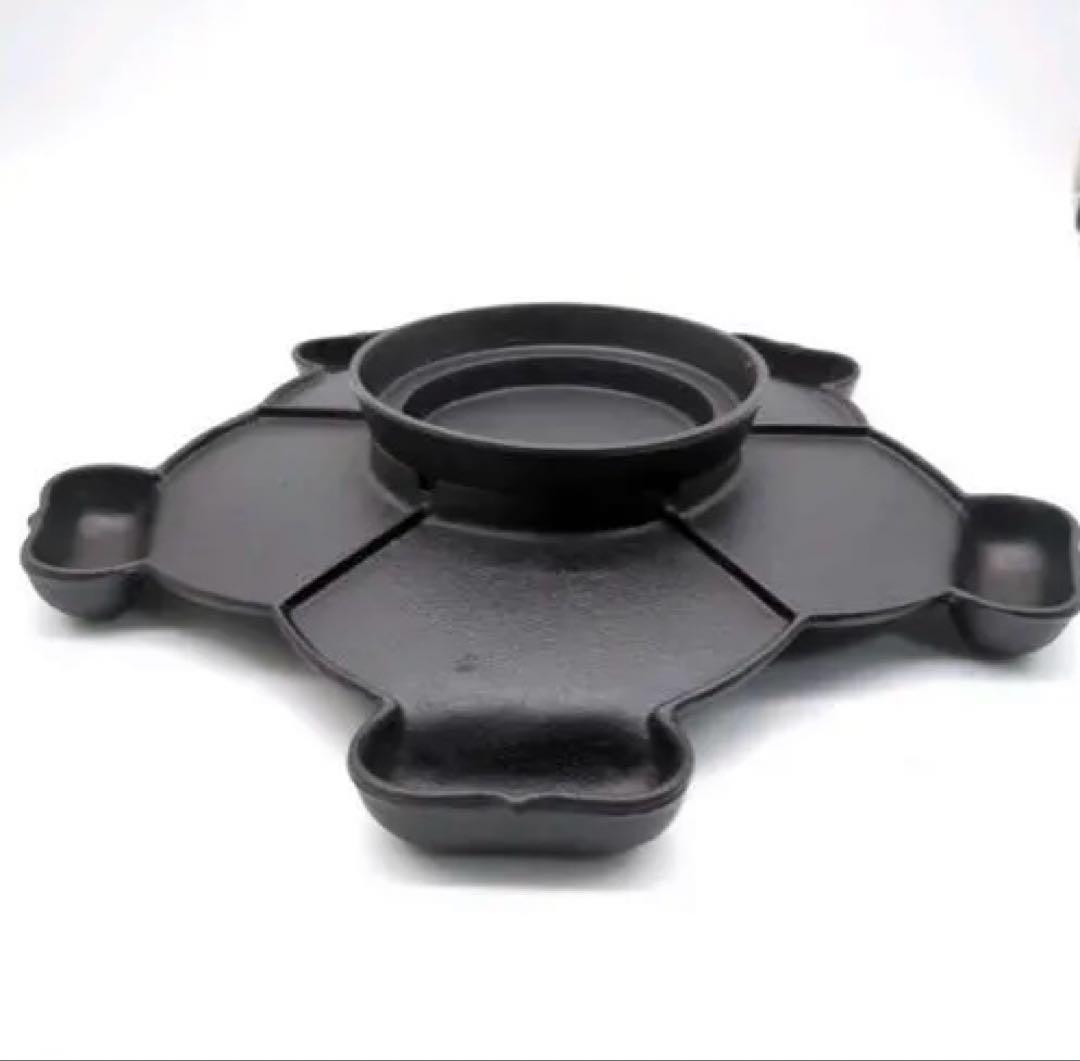 【未使用】義経鍋 5人用 南部鉄器 焼肉 ジンギスカン