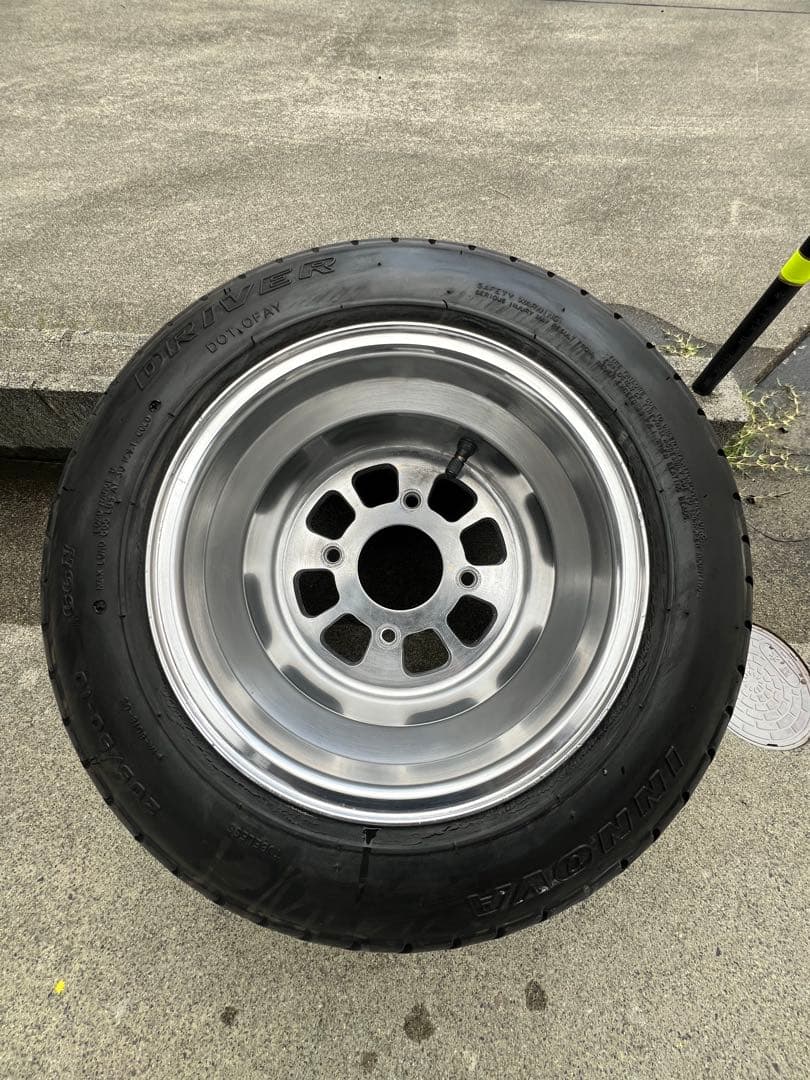 ズーマー用　太足タイヤ付きホイール　 10インチ8j pcd110