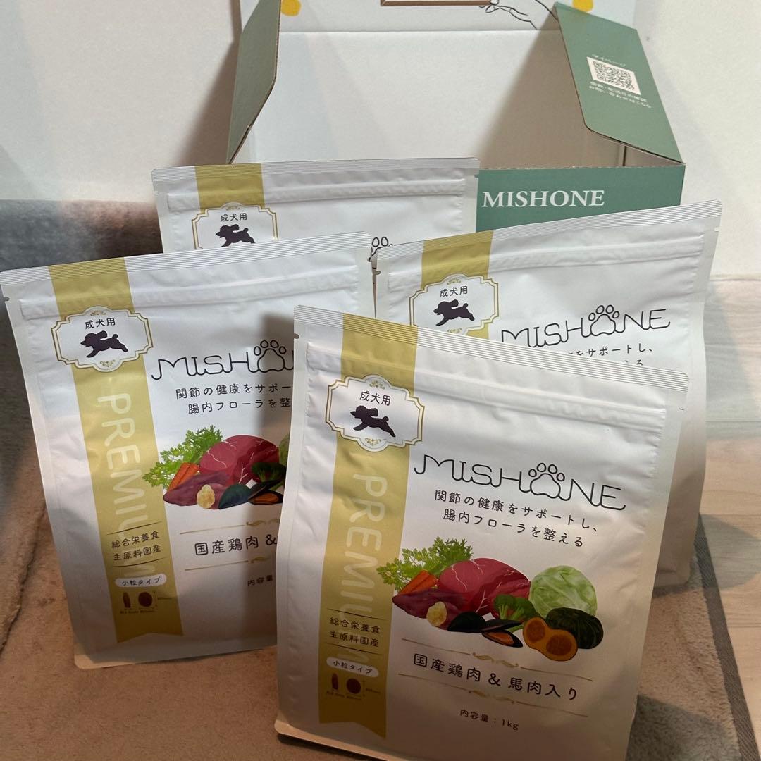 【4袋】MISHONE プレミアムドッグフード 1kg