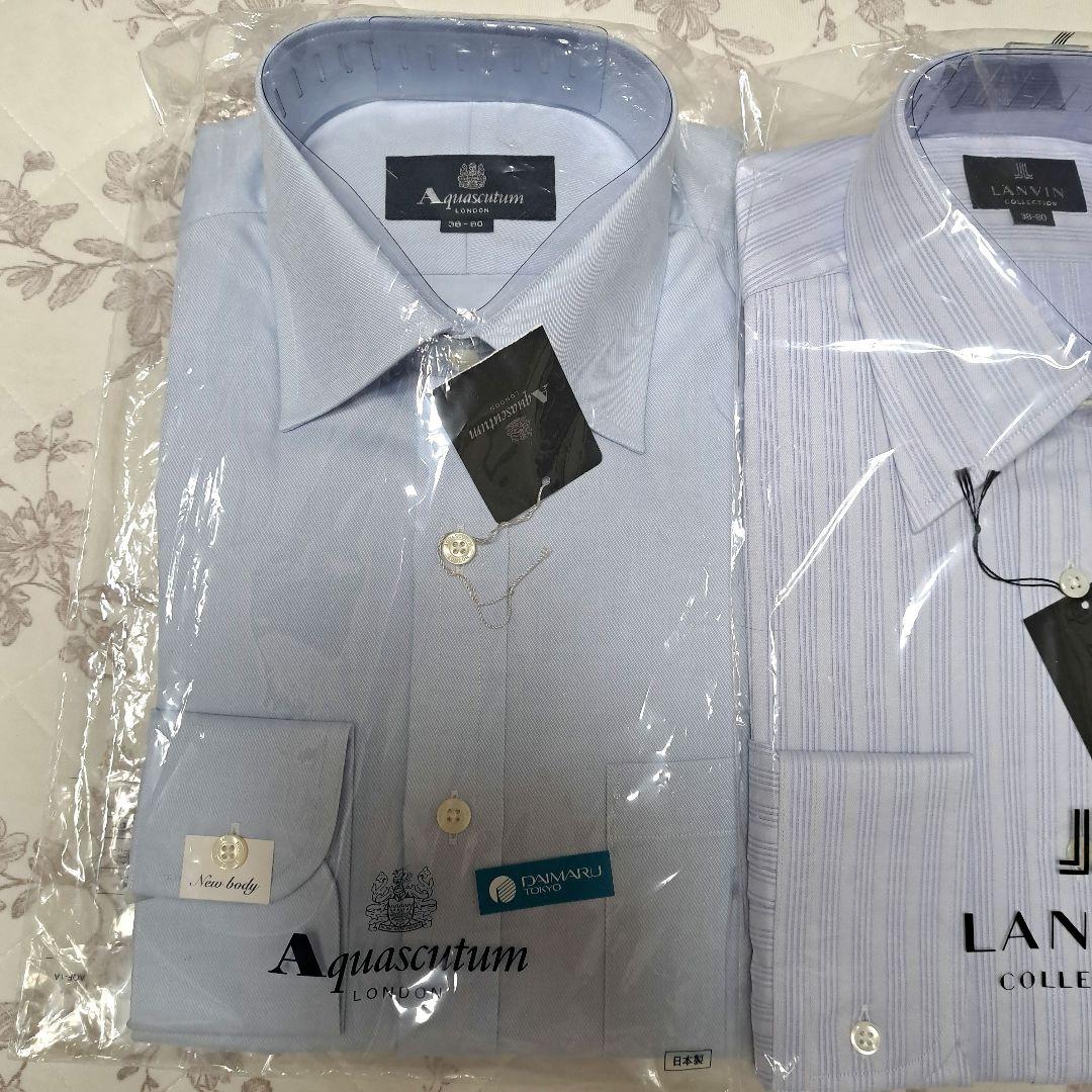 LANVIN Aquascutum 長袖シャツ 3枚セット