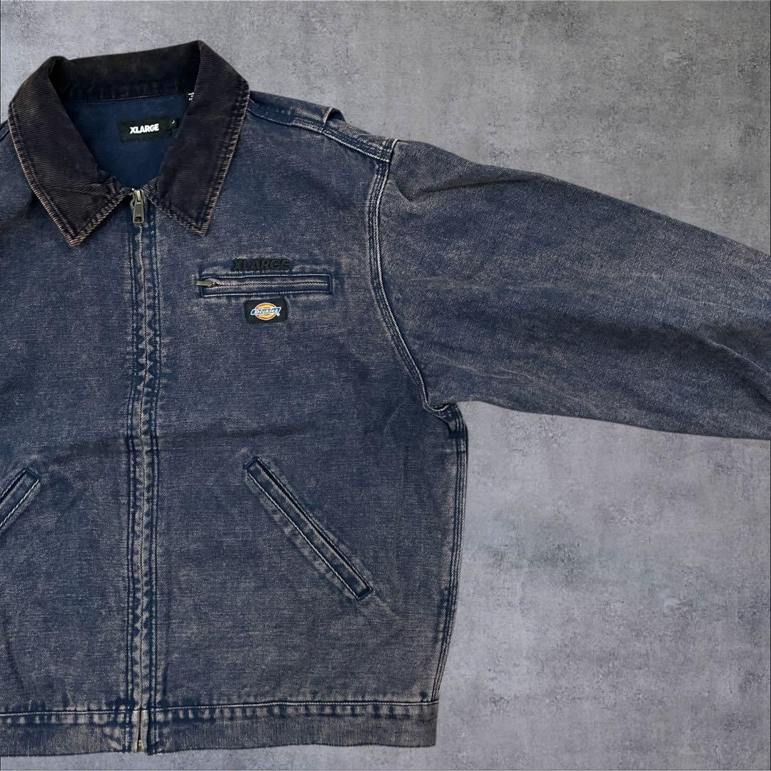 【c5】XLARGE × Dickies コラボ ダックデトロイトジャケット