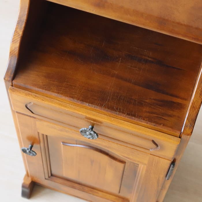 カリモク 電話台 花台 コロニアル レトロ ヴィンテージ ラック